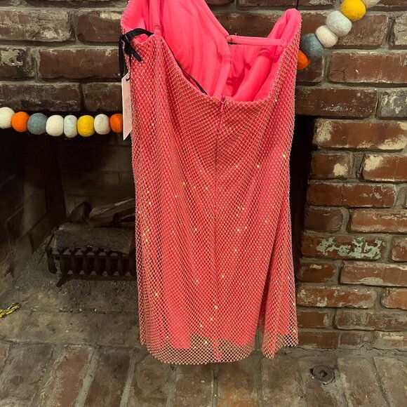 NWT Alyce Paris 4588 Cocktail Dress Pink Size 8 - Picture 7 of 9